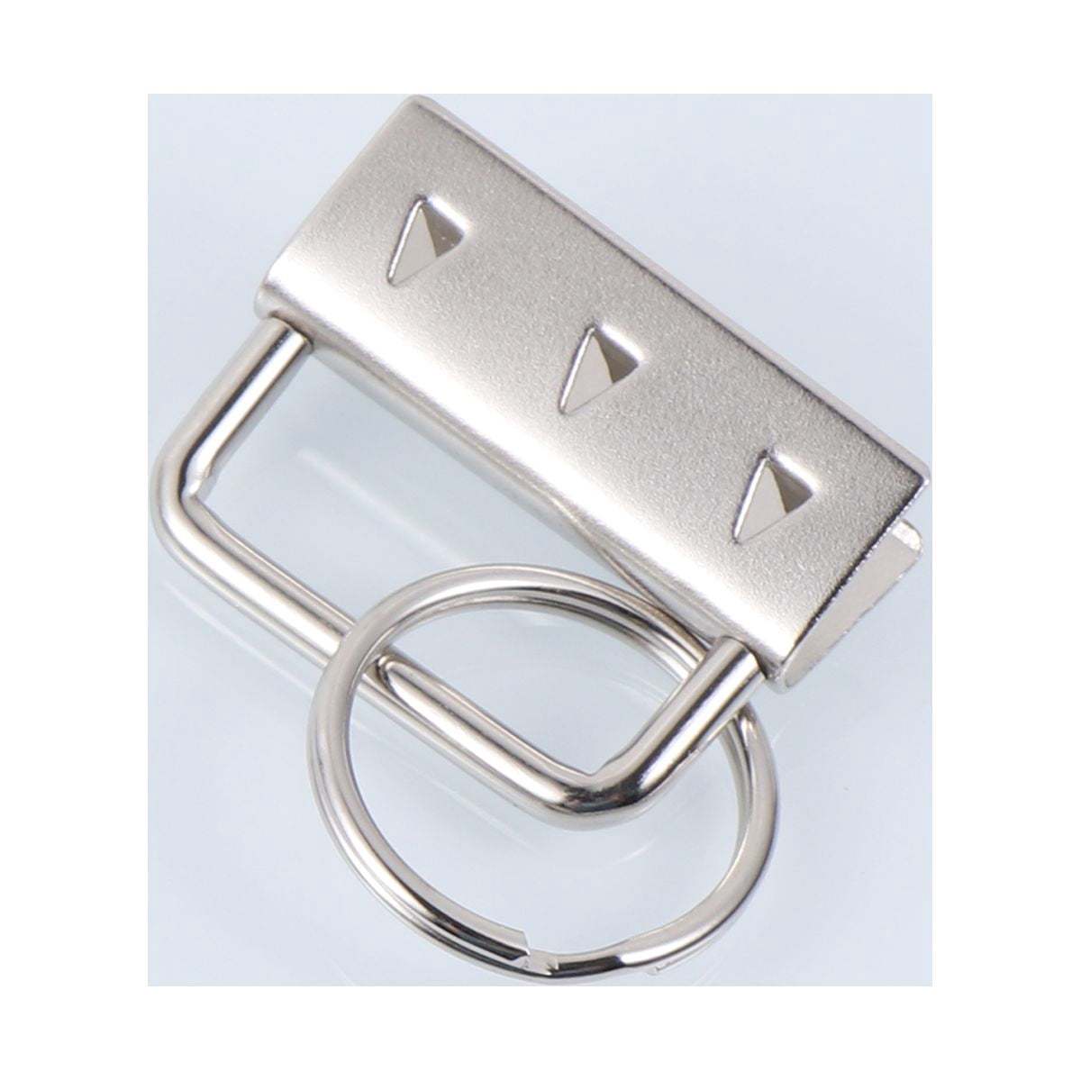 Dytern DIY 50pcs Alloy Key Rings Durable Keychain DIY Keychain Accessories Ring Decoration for Keys Bags (Silver)