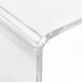 thumbnail image 5 of Coffee Tables 32" Long Rectangle All Acrylic 15mm Thick Waterfall Coffee Table, Clear,Coffee Tables With Storage, 5 of 5