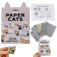 thumbnail image 1 of WJCA Foldable Cat Origami Paper Set, 50-Sheet Craft Kit for Adults and Kids, Fun DIY Activity & Desk Decor, Cat Print Design, 1 of 7