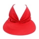 thumbnail image 5 of Sombrero de playa plegable para mujer, visera grande, protección UV al aire libre, gorra de béisbol deportiva vacía, 5 of 5