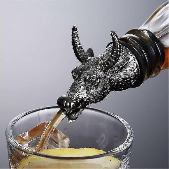 1pcs Jagermeister Wine Pourer Zinc Alloy Wine Stopper Drinks Bar Tools Deer Elk