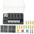 thumbnail image 2 of 4-Way 30A Compact Fuse Box with Single Input and 4 Outputs for ATO or ATC fuses, 2 of 5