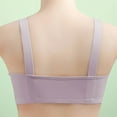 thumbnail image 5 of Aobny Lounge Bras for Women Gray for Older Front Clasp Bralette Nylon S-XXL Women Bras,40/90, 5 of 6