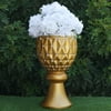"BalsaCircle 4 pcs 21"" Gold Wedding Vases with Crystal Beads - Party Centerpieces Decorations"
