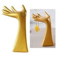thumbnail image 3 of Jewelry Holder Ornament deocration crafts Display Stand Rack for Tabletop Gold, 3 of 7