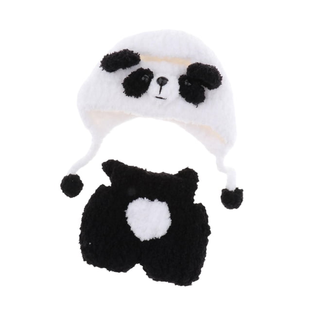 Ropa para muñeca con colgante de 17cm, trajes para muñecas, juguete para niños, Cosplay, haz tu propia muñeca, DIY para muñecas, ropa, accesorios para Panda