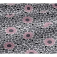 thumbnail image 5 of oneOone Viscose Jersey Gray Fabric Floral & Geometric Sewing Fabric By The Yard Printed Diy Clothing Sewing Supplies 60 Inch Wide, 5 of 5
