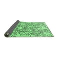 thumbnail image 2 of Ahgly Company Indoor Square Oriental Emerald Green Industrial Area Rugs, 8' Square, 2 of 4