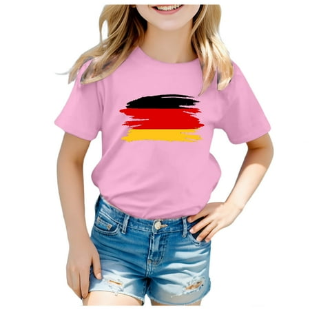 

Toddler Girls Clothes Unisex Kids Print Tee Boy Girl Funny T Shirts Short Sleeve Round Neck Top For 3Y Short Sleeve Tshirt Clothes 4-5 Years