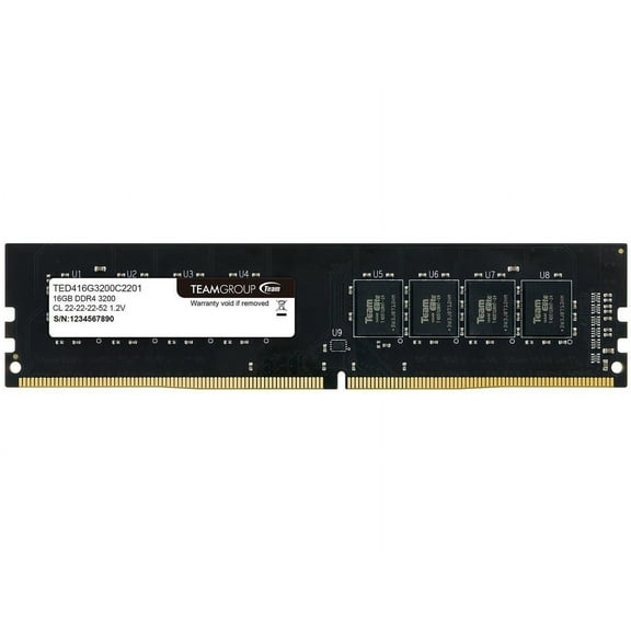 Team Elite 16GB DDR4 3200 (PC4 25600) Desktop Memory Model TED416G3200C2201
