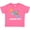 Hot Pink, variant on Inktastic Clearwater Beach Florida Vacation Boys or Girls Toddler T-Shirt