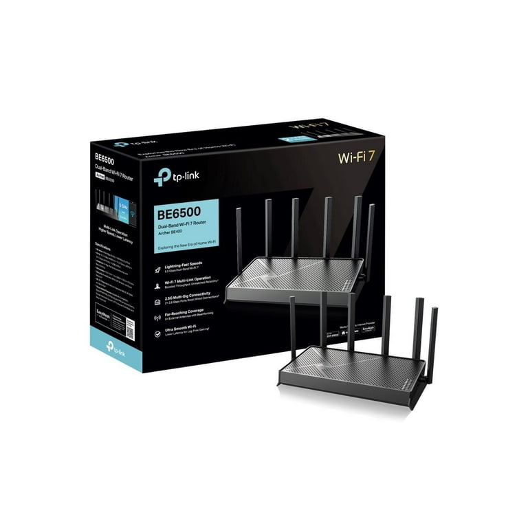 TP Link Archer BE400 - BE6500 Dual-Band Wi-Fi 7 Router
