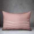 thumbnail image 3 of Creative Products Pink Wavy Lines 20 x 14 Spun Poly Pillow, 3 of 3