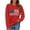 a-Red12423, variant on VNKIDY Women's Pullover Sweater Stylish Red Sweater With Flag Pattern Crewneck Long Sleeve Loose Fit Jumper For National Holidays Casual Outings Classic Knitwear
