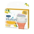Schick Intuition 4Blade Honey Limoncello Razor Cartridge Refills, 3ct