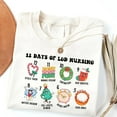 thumbnail image 3 of 12 Days of L&D Nursing Christmas T-Shirt – Cute Labor & Delivery Nurse Holiday Tee, Festive Healthcare Xmas Shirt, 3 of 7