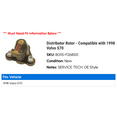 thumbnail image 2 of Distributor Rotor - Compatible with 1998 Volvo S70, 2 of 2