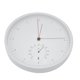 thumbnail image 3 of Reloj de pared con termómetro, superficie blanca, estilo nórdico, reloj de pared multifuncional, reloj de pared para el hogar, valor excepcional, 3 of 8