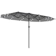 thumbnail image 1 of Outsunny Parasol de Jardin à Double Face Parasol de Terrasse Pare-Soleil Extérieur, 1 of 10
