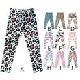 thumbnail image 5 of Girls Leggings Cartoon Basic Stretch Legging Toddler Kids Footless Tights Pants 4-12 Years, 5 of 5
