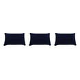 thumbnail image 4 of Decodeary SOFT INFLATABLE FLOCKED PILLOW CAMPING TRAVEL SOFT BLOW-UP SIZE 38CMX25CM RU dark blue 3Set, 4 of 6
