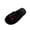 Black, variant on Women's Winter Slide Sandal Slippers, Open Toe Non-Slip Comfortable Indoor Outdoor House Bedroom Shoes