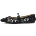 thumbnail image 2 of Ollio Women's Shoes Mary Jane Lace Breathable Comfort Ballet Flats NEW1827, 2 of 6