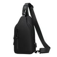 thumbnail image 2 of Sling Bag Chest Bag Crossbody Bag for Women and Men, InsCrazy Large Capacity USB Charging Chest Bag Polyester Cloth Men's Chest Bag Casual Travel Storage Shoulder Crossbody Bag, 2 of 7