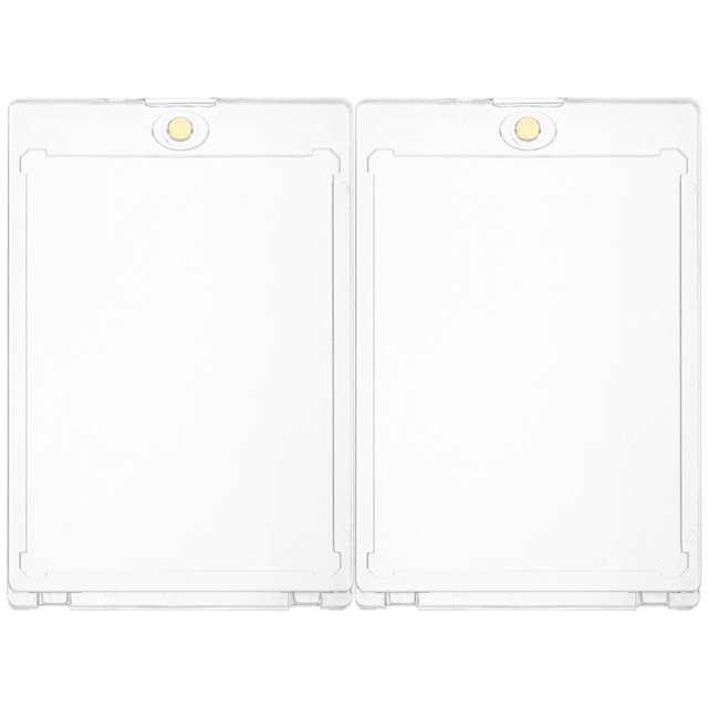 FUTUREORYY Protège-Cartes 2 Pcs Porte-Cartes Magnétique pour Présentation de Cartes à Échanger avec Conception Antihuile pour Équipement de Fan
