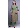 thumbnail image 2 of Bimba Printed Indian Top Long Kurti Dress Straight Tunic DressesForWomen, 2 of 5