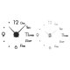 thumbnail image 3 of Kearding Reloj de pared, decoración colgante, exquisita habitación, dispositivo de reloj colgante, pegatina autoadhesiva, conveniencia, Decoración del hogar Negro, 3 of 6