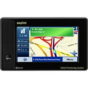 Sanyo Easy Street NVM-4070 Portable GPS Navigator with Bluetooth, 4.3" Widescreen