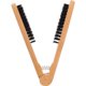 thumbnail image 1 of FELTECHELECTR Peine de madera contrachapada para cabello de cerdo, peine de madera para alisar el cabello, peine de uso diario (caqui), 1 of 7