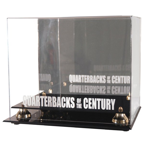 Quarterbacks of the Century Golden Classic Helmet Display Case