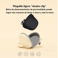 thumbnail image 3 of Clip De Gafas De Sol Plegable Portátil Modelo Beige, 3 of 4
