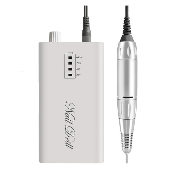 Pro 30000RPM Portable Cordless Electric Nails Drill Machine Acrylic Gel Remover Nail File Drill Bits Kit Nail Art Tool ,Lightweight and Portable