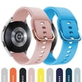 thumbnail image 2 of Correa para Samsung Active 2 42mm 40MM/Gear S3 frontier Huawei GT 2/pro silicona 20mm 22mm pulsera Galaxy watch 3/4 banda clásica Tan Jianjun unisex, 2 of 2