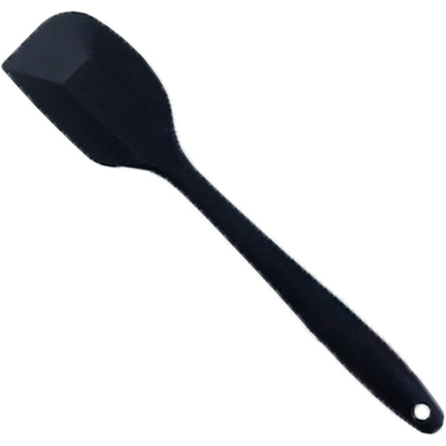 Espátula de silicona con mango ergonómico de agarre suave, cabezal flexible para ollas y sartenes antiadherentes, apta para alimentos calientes y lavavajillas (28 cm)