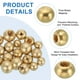 thumbnail image 3 of Tuercas de tapa de rosca Uxcell, remate de bola de latón, tapa de tornillo, cubierta de tuerca para muebles M6 x 0.47'' 4 Pcs, 3 of 6