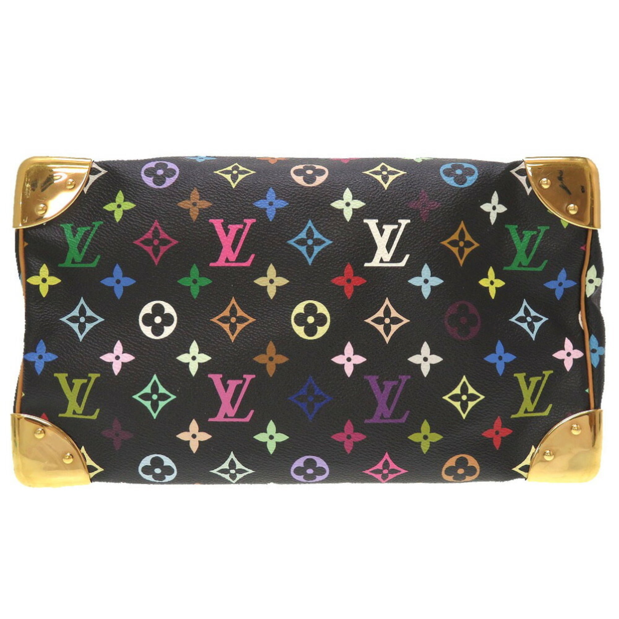 Louis Vuitton Multicolor Speedy 30 Noir M92642 Hand Bag #7257