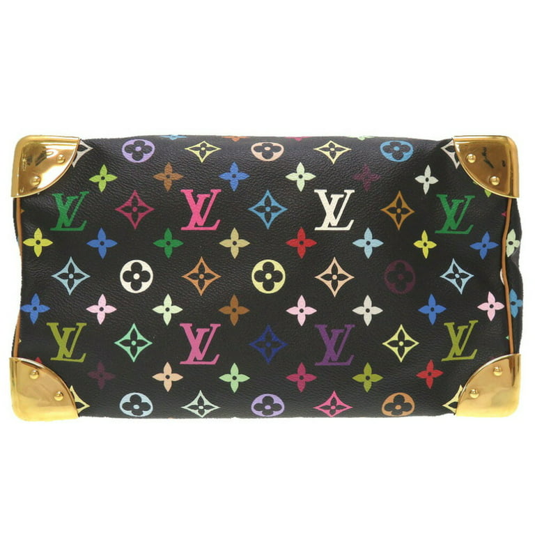 Louis Vuitton Black Multicolor Monogram Speedy 30 Bag