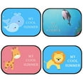 thumbnail image 2 of 2Pcs Car Cartoon Sunshade Baby Kid\'s Sun Shade Visor UV Block Protect Auto Cover, 2 of 9