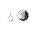 thumbnail image 5 of aaXia 10K Yellow Gold 1/8ct. TDW Diamond Star Pendant Necklace (H-I, I1-I2), 5 of 5
