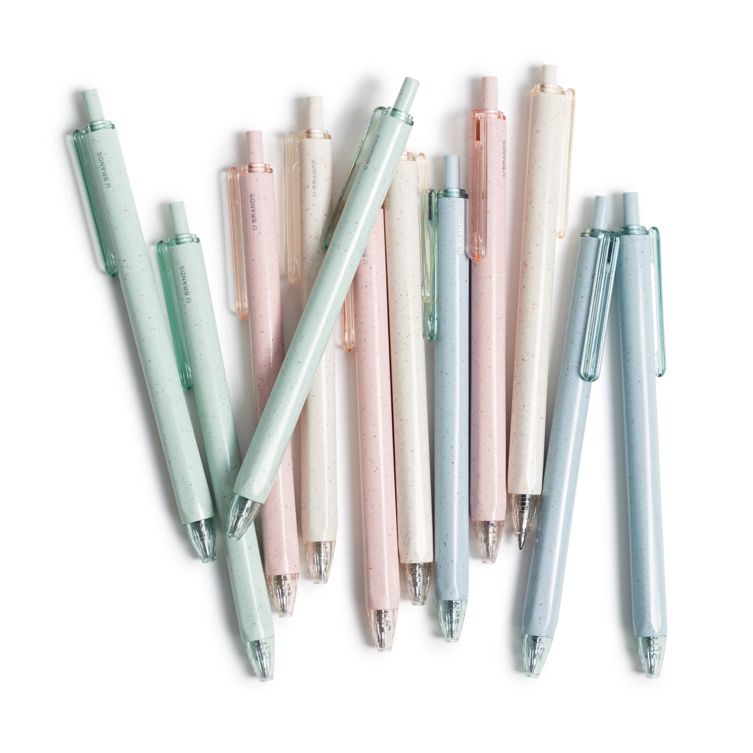 U Brands 4ct Gel Ink Pens - Pastel Speckle : Target