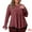 Burgundy, variant on DARING DIVA Women's Plus Long Sleeve Flared Sleeves Peplum Top 1X Green
