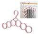 thumbnail image 4 of percha multifunción de plástico para cinturón, bufanda, corbata, organizador de armario que ahorra espacio (color aleatorio)., 4 of 7