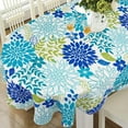 thumbnail image 1 of Oval Tablecloth 60x102in for Oval Table Waterproof Table Cloths for Dining Room Indoor Outdoor Table Cloth, 1 of 5