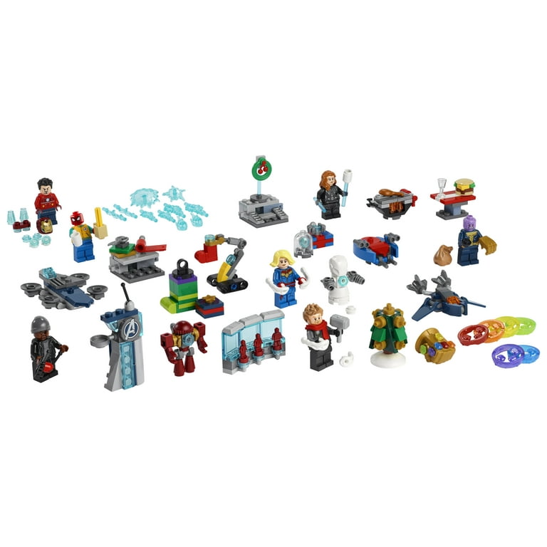 LEGO Marvel The Avengers Advent Calendar 76196 Building Toy for Fans of  Super Hero Toys (298 Pieces)