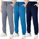 thumbnail image 1 of BIG ELEPHANT Pantalones Deportivos para Niños, Pantalones Deportivos de Algodón con Bolsillos y Cordón, Paquete de 3 (6-15 Años), 1 of 10