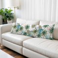 thumbnail image 2 of Tropical Plant Body Pillow Cover 20 x 60 Inch Decorative Pillow Cover Summer Watercolor Boho Green Palm Trees Lumbar Pillowcase Seasonal Rectangle Cushion Case for Couch Sofa Bed Living Room, 2 of 9